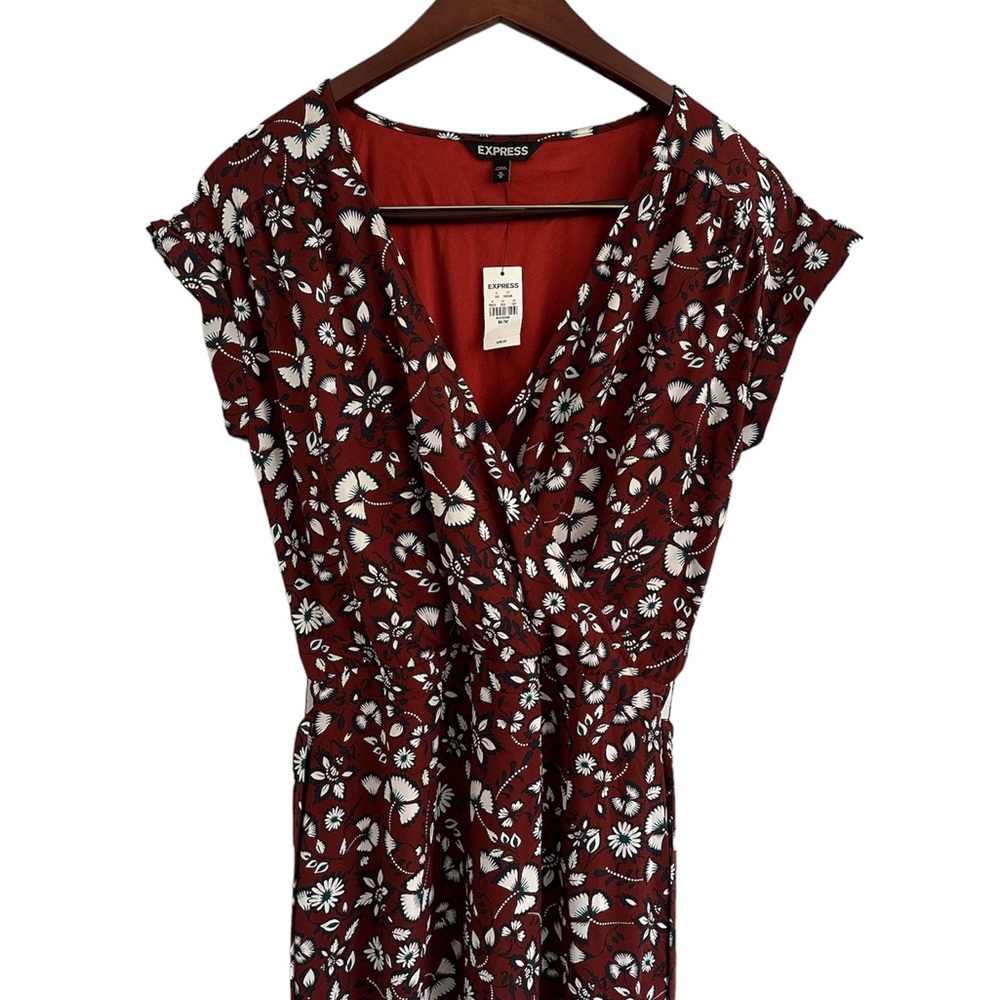 NWT Express Maxi Wrap Dress- Medium